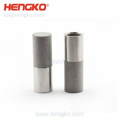 Waterproof temperature and humidity sensor stainless steel porous protection external probe housing