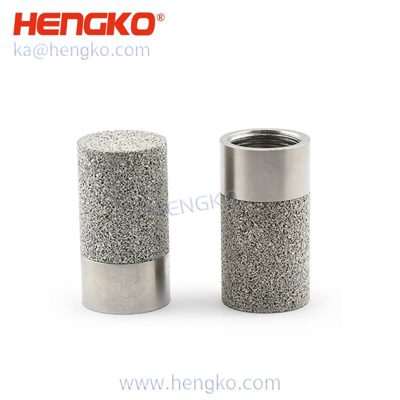 Professional Design Humidity Sensor Housing -
 HK97MCN Waterproof RHT30 35 40 temperature humidity sensor probe shell cover stainless steel sintered dust jacket – HENGKO