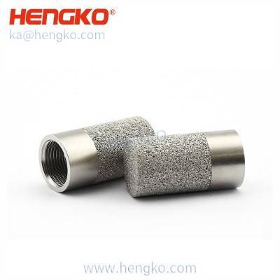HK97MCN impermeable RHT30 35 40 sensor de temperatura de humidade funda de carcasa de sonda de acero inoxidable sobrecubierta sinterizada