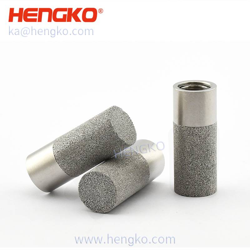 Wholesale Price Porous Sparger -
 HK64MDNL thread M8*1.25 sintered metalstainless steel waterproof temperature and relative humidity sensor probe housing – HENGKO