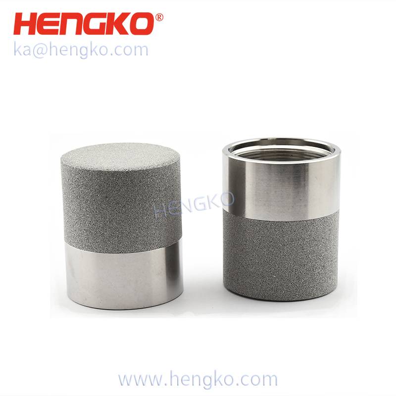 Professional China Humidity Temperature Sensor -
 HK99MCN temperature and humidity sensor 316l stainless steel sintered humidity sensor probe filter cover – HENGKO