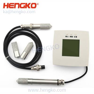 RS485/ 4-20ma dew point moisture temperature and humidity sensor analyzer detector