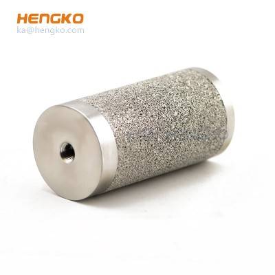 Customized high temperature resistance porous sintered stainless steel 316L cylinder filter
