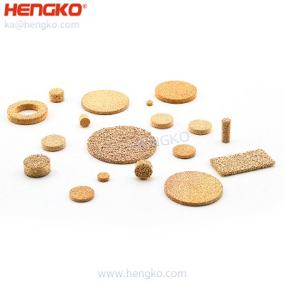 Szakképzett 0,2-120 mikronos mikro porozitású sárgaréz inconel monel 316 316L rozsdamentes acél fém szinterezett szűrők a HENGKO cégtől
