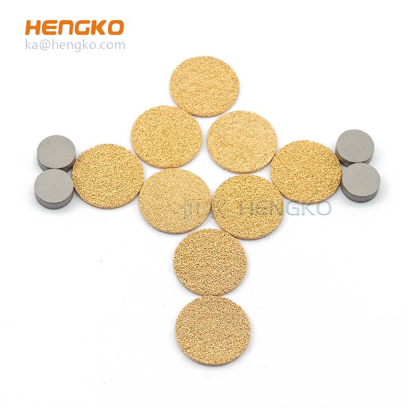 5 10 20 90 120 microns sintered porous metal bronze stainless steel 316L multi-purpose filter disc Featured Image