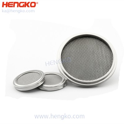 Stainless steel HME  – Heat and Moisture Exchange With ventilator oxygen gas choke circuit bacteria filter for  ventilator inspiratory mixing chamber