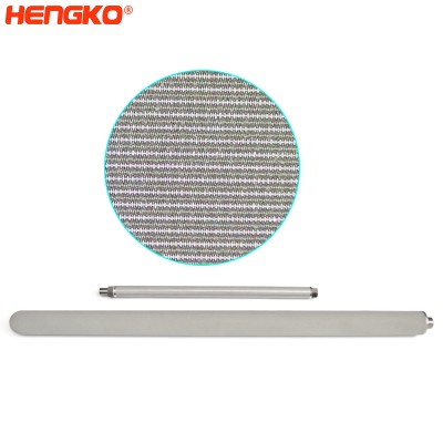 porous metal stainless steel cartridge filter for high pressure air purification solid liquid separation