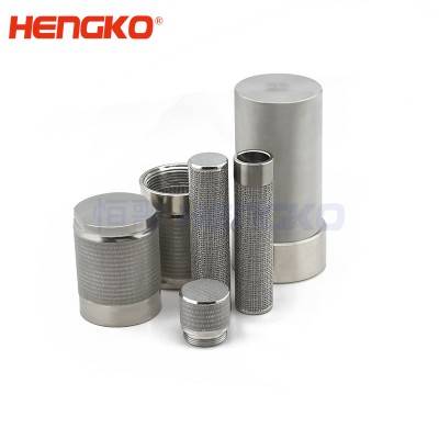 micron sintered 316L stainless steel single cartridge filter for oil water treatment