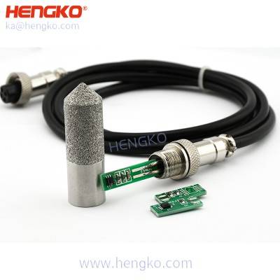 Wall-mounted digital temperature and humidity probe series – sintered stainless steel probe housing to protect humidity sensor
