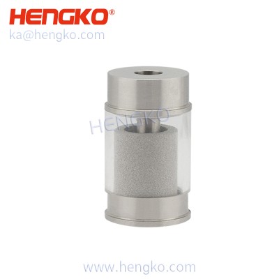 Microns porous stainless steel sintered filters inline reusable washable fuel filter