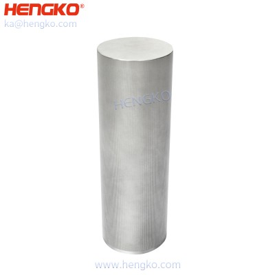 High pressure resistant 316l sintered stainless steel wire mesh filter cartridge