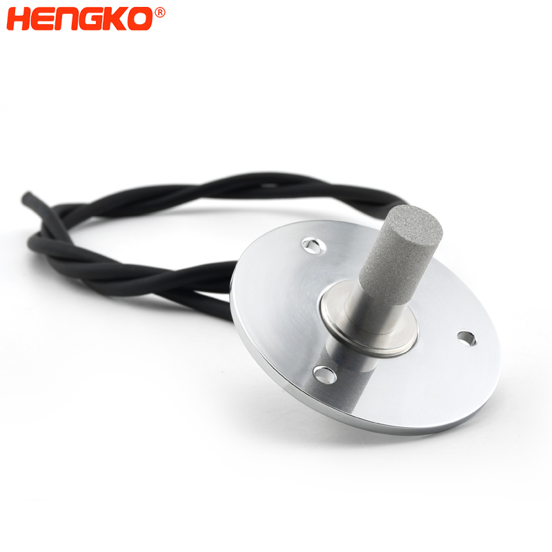 PriceList for Humidity Temperature Transmitter -
 Flange Mounted digital waterproof high RHT-H serious I2C output temperature humidity sensor probe for HVAC – HENGKO