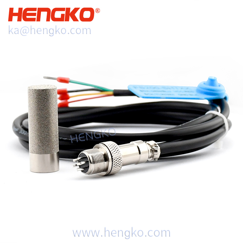 Sensor Humidity Temperature -
 ±2% ultra-low-power mesh-protected weather-proof air industrial relative humidity and high temperature probe – 1.5M Cable – HENGKO
