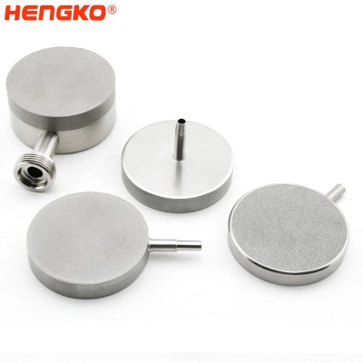 HENGKO High Purity Porous Metal Chamber Diffusers Stone for high purity gas filtration to semiconductor