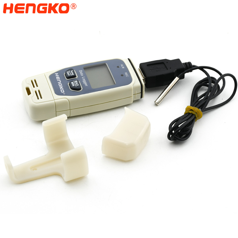 ເຄື່ອງວັດແທກຄວາມຊຸ່ມຊື່ນໃນມືຖືຄຸນນະພາບສູງ - ຈໍສະແດງຜົນ USB LCD Digital Temperature Data Logger 65000 Points, Reusable Temperature Recorder Capacity Software for Window – HENGKO