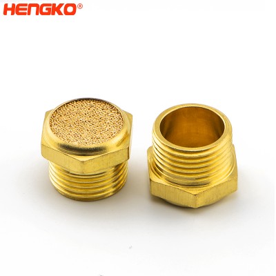 Brass air eliminator pneumatic muffler breather vent with 1/8” 1/4” 3/8” 1/2” G thread for pressure equalization on gear boxes
