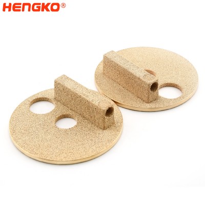 Sintered filter parts and micron sintered porous metal powders bronze filter disc