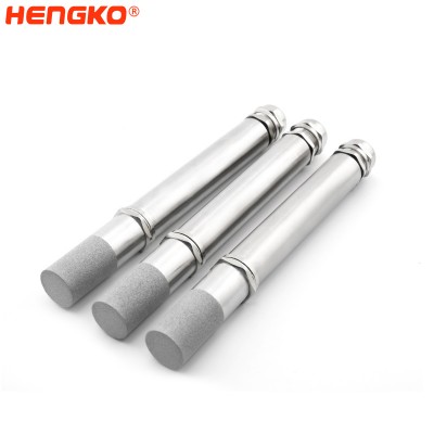 Stainless Steel Probe Filter Housing Temperature Humidity Logger For One Body Forming Seamless Butt Joint