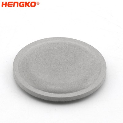 D6.1*H1.6 20um sukepinto porėto metalo nerūdijančio plieno filtro diskas