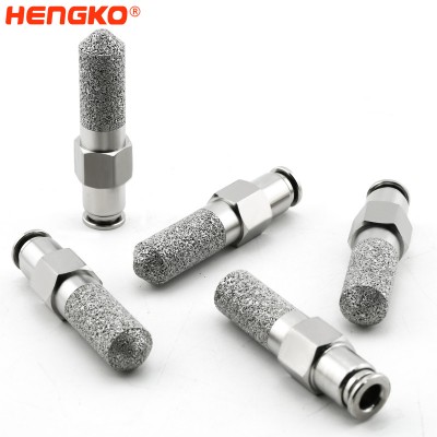 Weatherproof & Breathable Humidity and Temperature Sensor Probe Housing – Stainless Steel Powder Filter