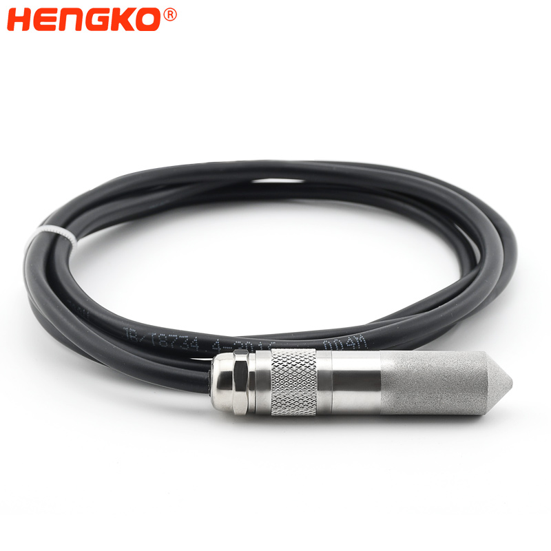 Good Wholesale Vendors Porous Metal Filter -
 Wholesale custom dustproof waterproof RHT20 digital high temperature and relative humidity sensor probe with 4-pin aviation plug for food and berveages...