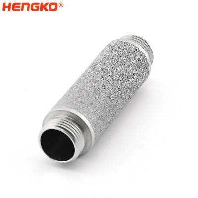 Resists High Temperature Stainless Steel Sintered Powder Filter Element filter cartridge Anti-Corrosion and Long Service Life