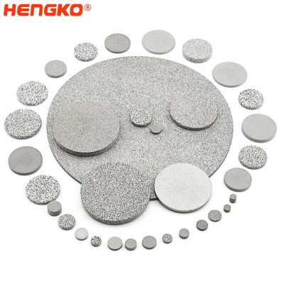 Industry Powder Sintered Stainless Steel Metal Filter Disc For Explosion Proof Gas Sensor Protection