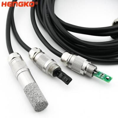 HT-605 Compressed Air Miniature Humidity Sensor and cable for HVAC and air quality applications