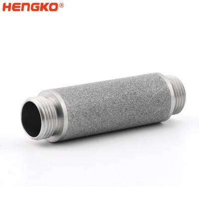 Resists High Temperature Stainless Steel Sintered Powder Filter Element filter cartridge Anti-Corrosion and Long Service Life