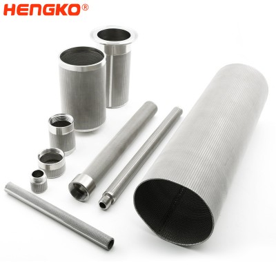 Customized medical 304 316 316L stainless steel filter mesh cartridges from HENGKO