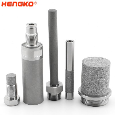 Skilled 0.2 to 120 microns micro porosity brass inconel monel 316 316L stainless steel metal sintered filters by HENGKO