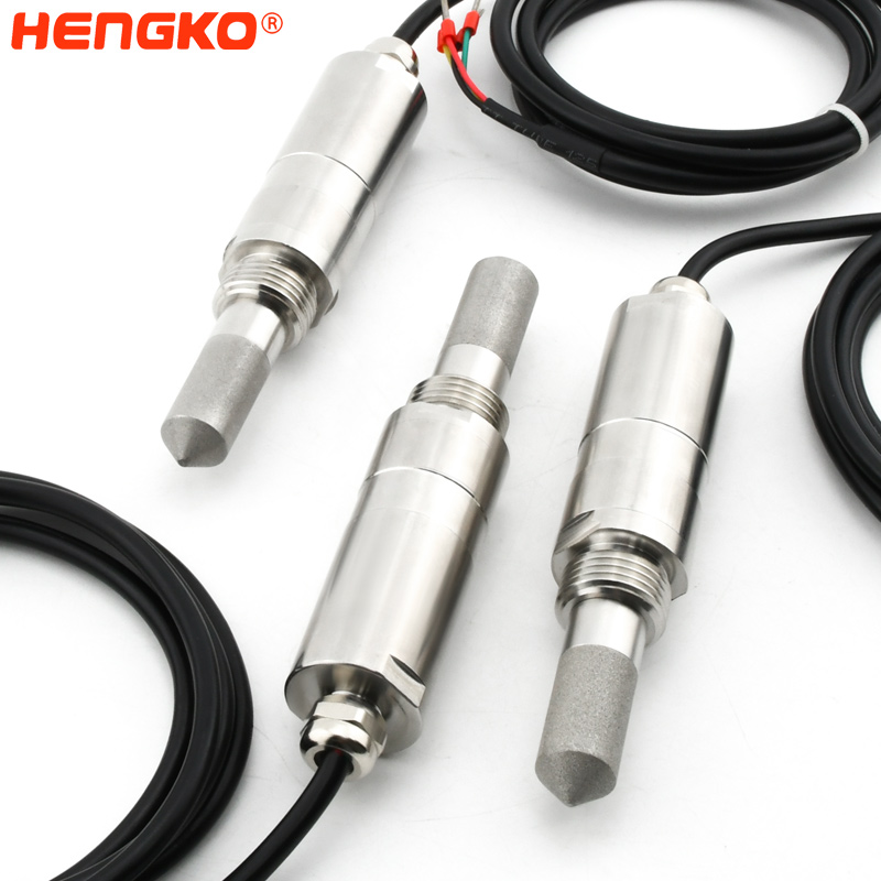 Humidity Transmitter -
 Fast Response Digital Dew Point Temperature and Relative Humidity Probe Sensor and Transmitter for Refrigerated Air Dryer HT608 – HENGKO