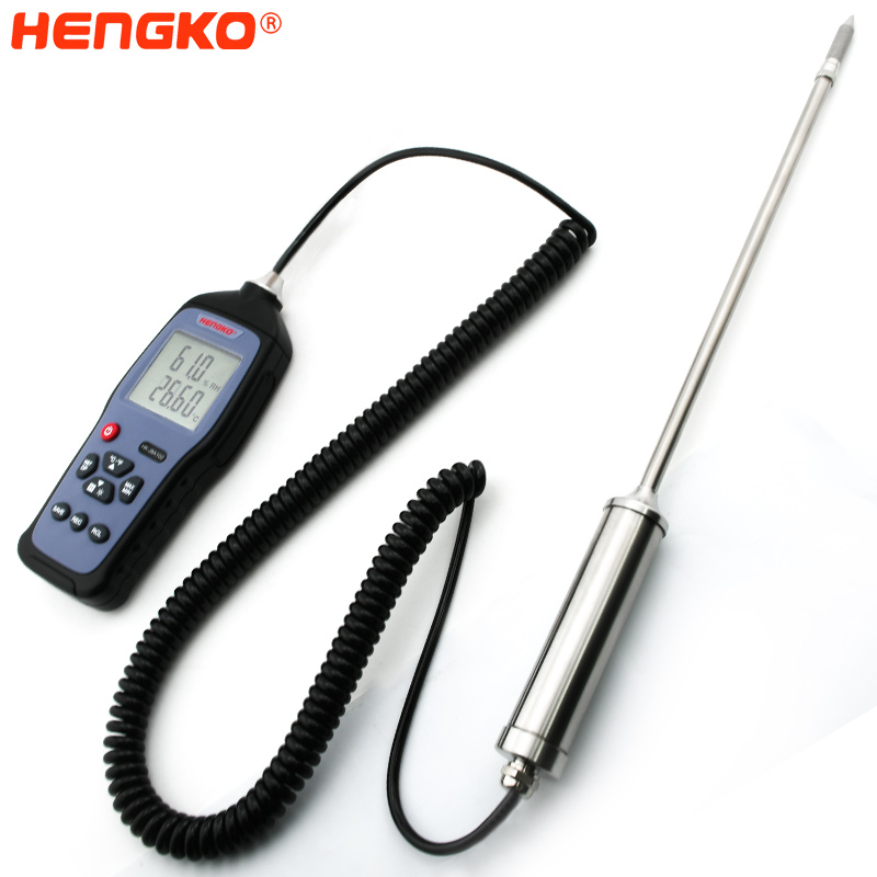 ハンドヘルド湿度および温度計HK-JA104