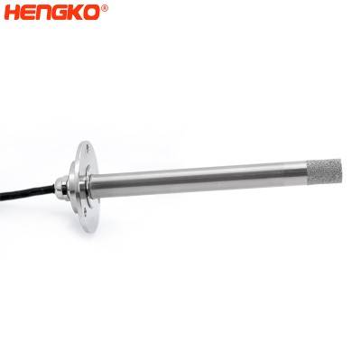 relative humidity sensor probe measurement in industrial test