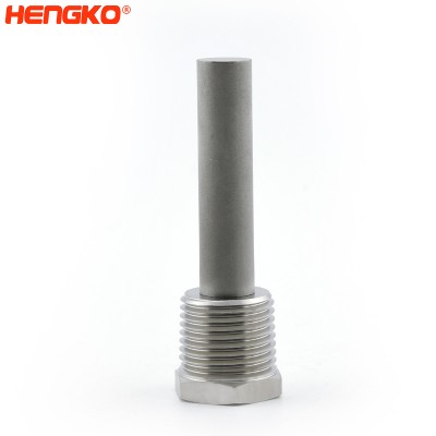 Sintered stainless steel micro hydrogen ozone oxygen generator diffuser air stone for wine fermenting home brewing equipment