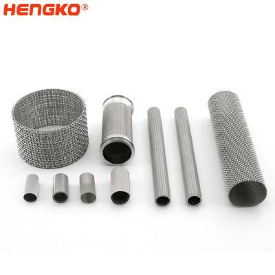 30 40 90 Microns Sintered SUS 304 SS 316L stainless steel composite media filters for custom filter elements