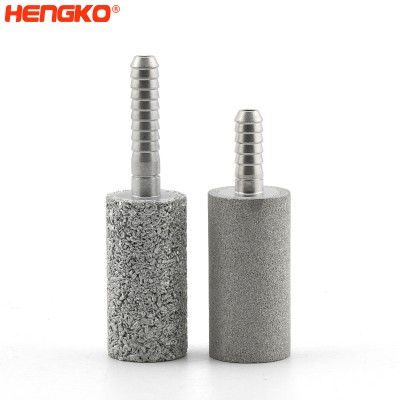 Sintered stianless steel medical fine micro bubble air aeration gas ozone sparger diffusion stone for Ozone generation