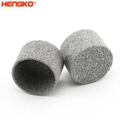 Sintered powder filter elements/sintered porous metal filter cups / cylinders