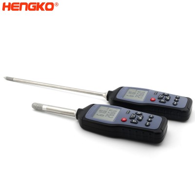 Meter Kelembapan Pegang Tangan Higrometer Digital dengan Sijil Kalibrasi Meter Kelembapan Suhu Digital dengan Pembalakan HG981