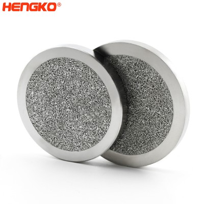 stainless steel filter disc supplier replacement microns sintered porosity metal powder 316L stainless steel disc filter with ring used for pharmaceutical industry