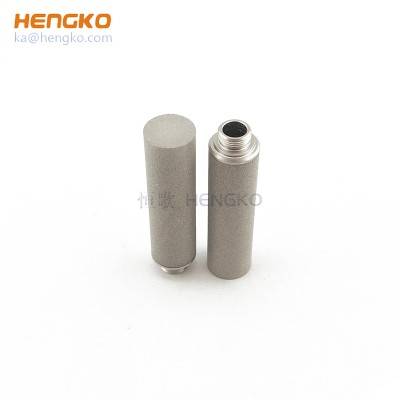 Cartuchos de filtro de polvo de vela de filtro de acero inoxidable SS 316 de bronce de metal poroso de micrones sinterizados de precisión