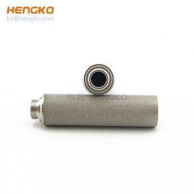precision sintered micron porous metal bronze SS 316 stainless steel filter candle powder filter cartridges
