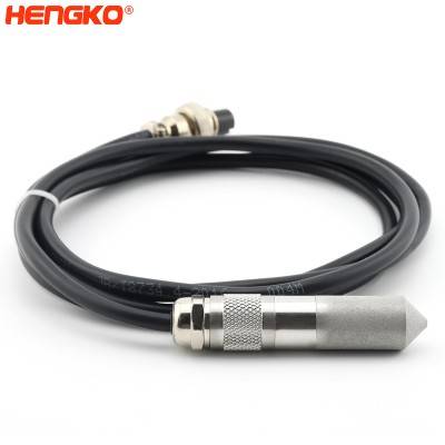 OEM I2C high precision air temperature and relative humidity sensor probe with stainless steel protective for printers