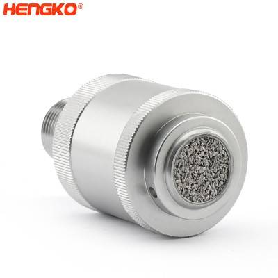 ROSH sintered porous metal stainless steel gas sensor housing for a broad range of monitoring applications