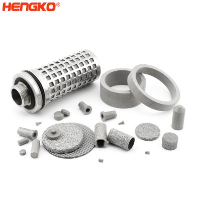 Skilled 0.2 to 120 microns micro porosity brass inconel monel 316 316L stainless steel metal sintered filters by HENGKO