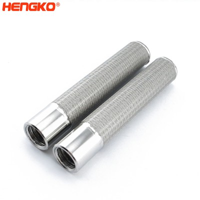 Sintered stainless steel porous metal wire mesh filter tube (filter cylinder) used in petroleum, chemical industry
