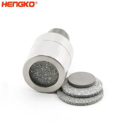 Flame and explosion proof sintered metal assembly poisonous gas analyzer protection shell