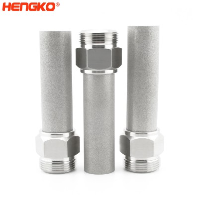 Sintered metal 316 stainless steel filter medical micro filter tube for liquid and gas contact applications