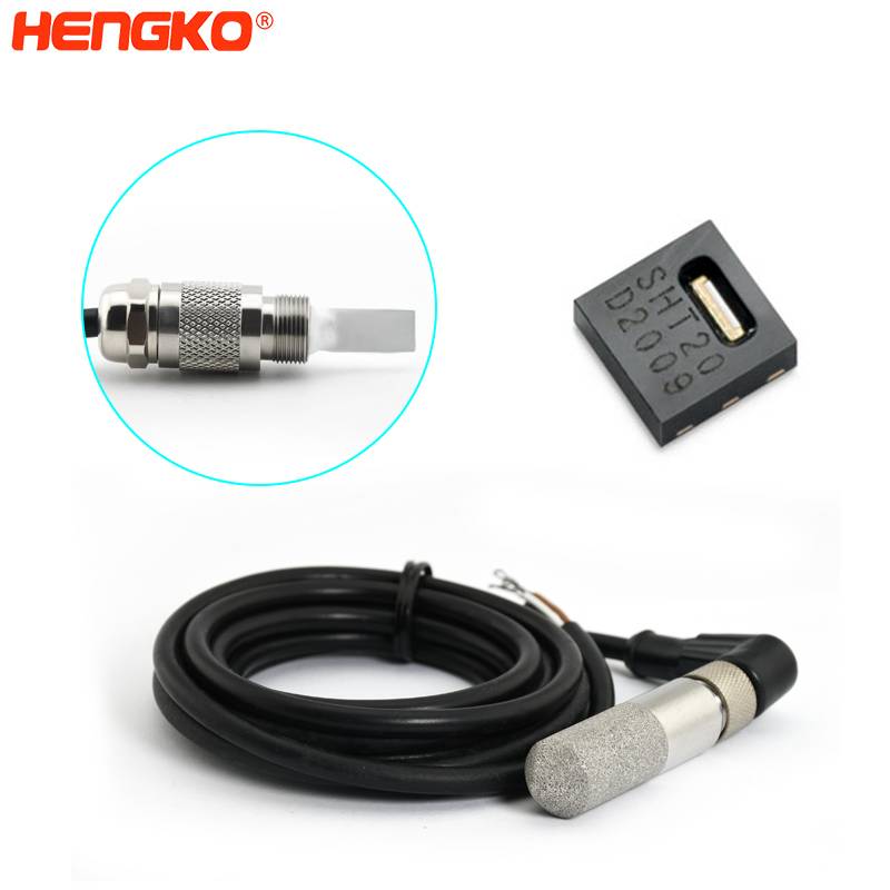 Trending Products Temperature And Relative Humidity Sensor -
 Right Angle M8 Connector (L-shaped) Industrial IP67 waterproof temperature and humidity sensor probe for harsh environment safe –...