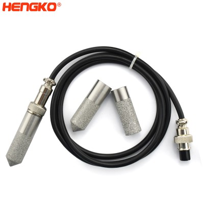 Wholesale custom waterproof Stainless Steel Probe Filter Protection Casing Industrial I2C SHT35 Temperature and Humidity Sensor probe module